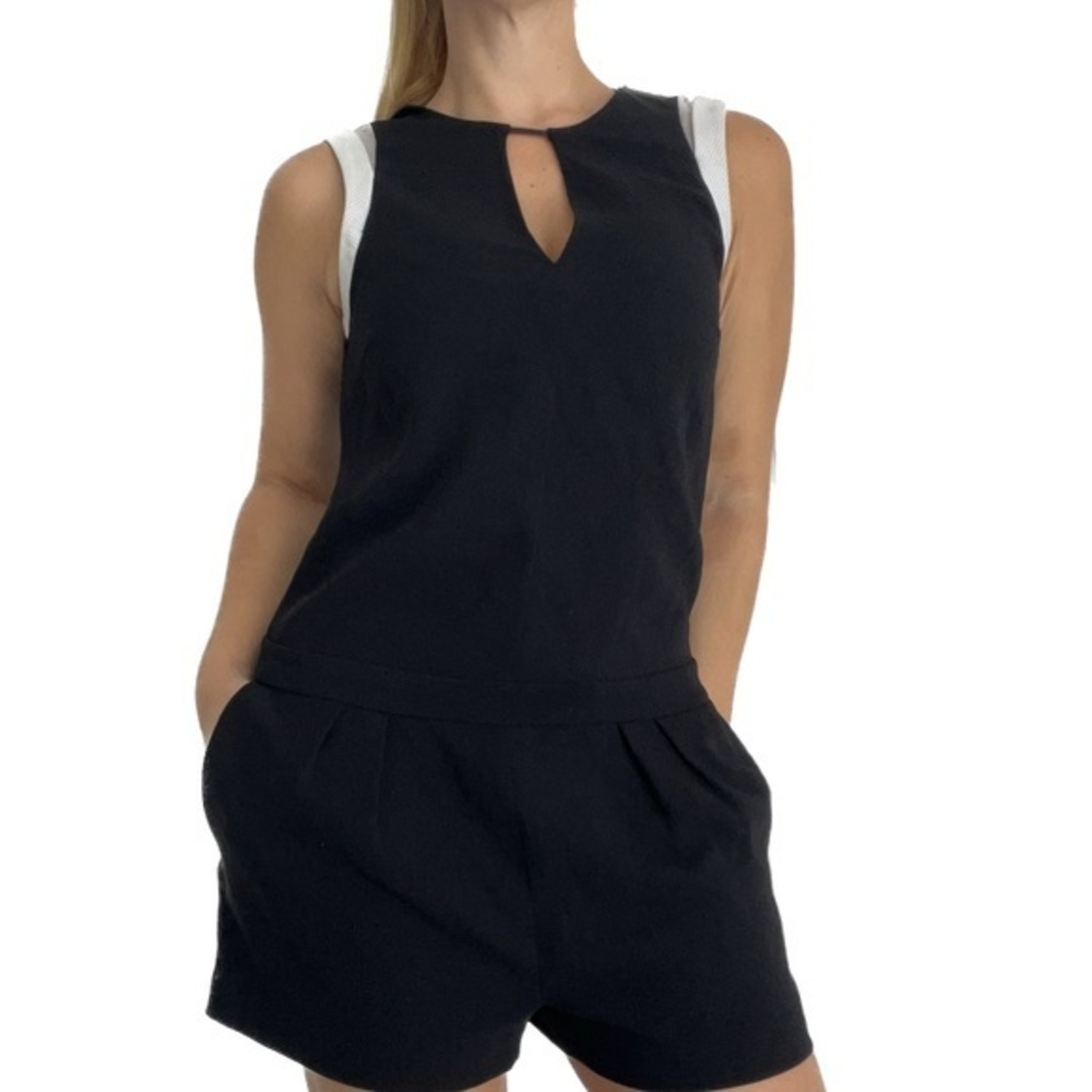 Rag & Bone
Lana Leather-Trim Keyhole Jumpsuit